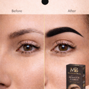 حنة حواجب بدرجة الأسود