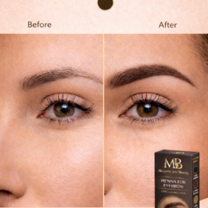 حنة حواجب بدرجة البني الغامق